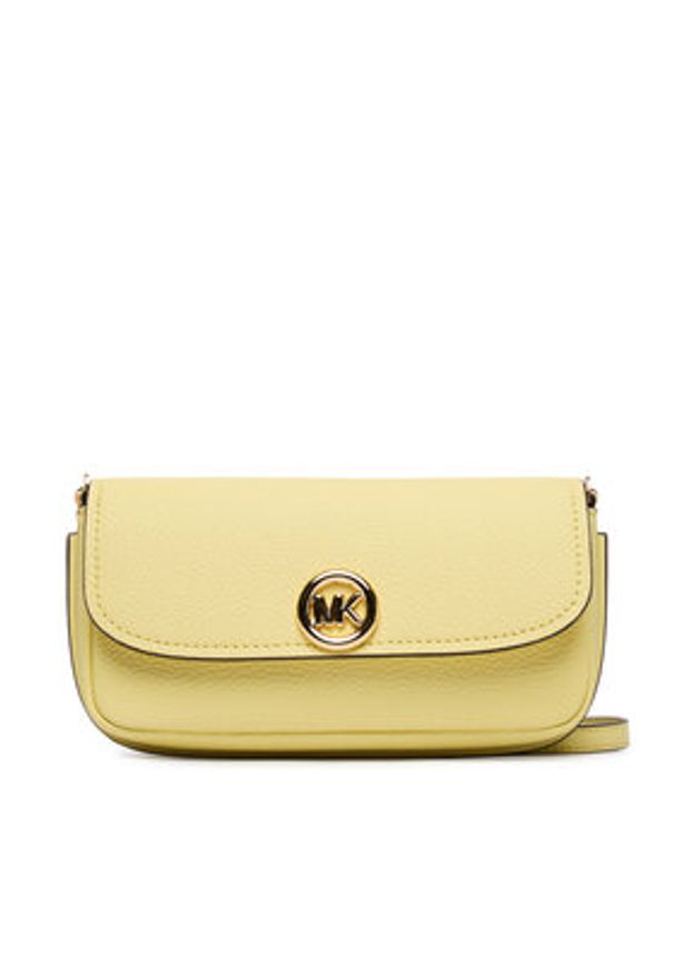 MICHAEL Michael Kors Torebka Nolita 32S6GY5C5L Żółty. Kolor: żółty. Materiał: skórzane