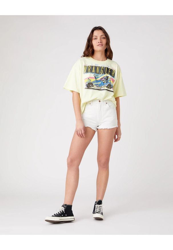 Wrangler - DAMSKIE SZORTY WRANGLER FESTIVAL SHORT WHITE SAND W26F-HQ-29X 112128027