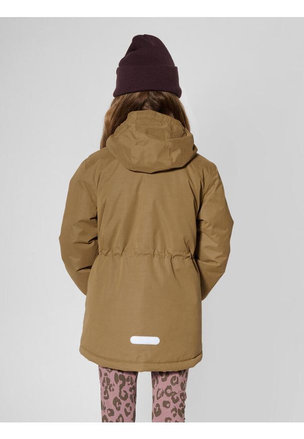 Kurtka przeciwdeszczowa dla dziewczynki Hummel hmlATHENA. Kolor: beżowy, wielokolorowy, brązowy, żółty