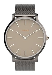 Timex - Zegarek TW2T74000. Kolor: srebrny. Materiał: materiał #1