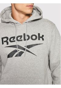 Reebok Bluza Identity Fleece Hoodie GS1609 Szary Regular Fit. Kolor: szary. Materiał: bawełna #5