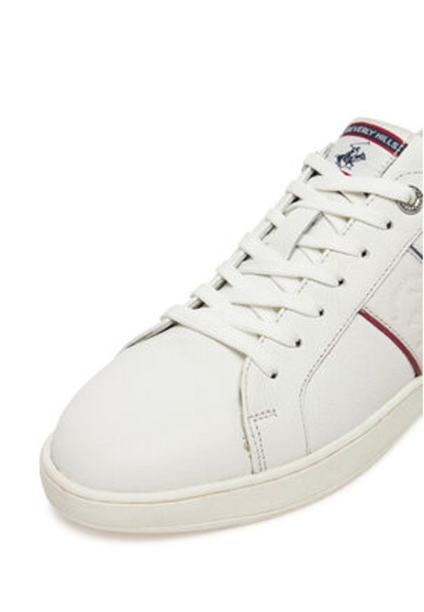 Beverly Hills Polo Club Sneakersy WI44-VOUN-03 Biały. Kolor: biały. Materiał: skóra
