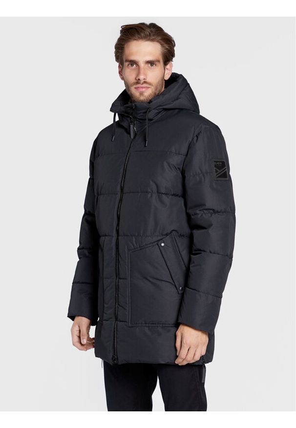 Halti Płaszcz zimowy Linjat 065-0419 Czarny Regular Fit. Kolor: czarny. Materiał: syntetyk. Sezon: zima