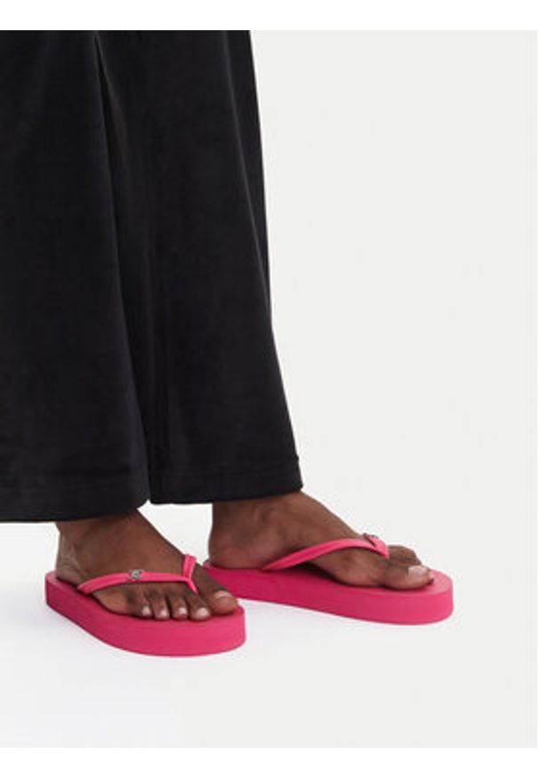 Juicy Couture Japonki 800289 Różowy. Kolor: różowy. Materiał: syntetyk