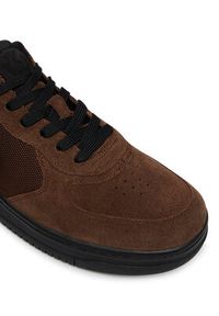 Polo Ralph Lauren Sneakersy Masters Court 809913423003 Brązowy. Kolor: brązowy. Materiał: zamsz, skóra #6