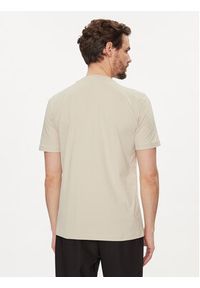 BOSS - Boss T-Shirt 50506373 Beżowy Regular Fit. Kolor: beżowy. Materiał: bawełna