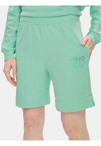 Liu Jo Szorty sportowe MA4386 F0873 Zielony Regular Fit. Kolor: zielony. Materiał: bawełna