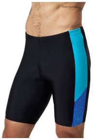 Speedo Dive Splice Jammer - Czarny / Kobaltowy Pop - Rozmiar 26. Kolor: czarny