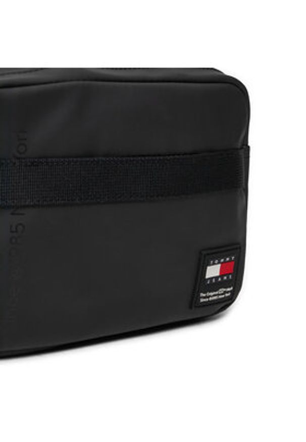Tommy Jeans Saszetka Tjm Daily + Camera Bag AM0AM12666 Czarny. Kolor: czarny. Materiał: skóra