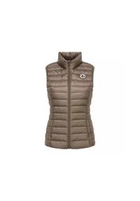 Jott - Damska kurtka bez rękawów JOTT Seda. Kolor: wielokolorowy, beżowy, brązowy. Materiał: puch. Długość rękawa: bez rękawów #1