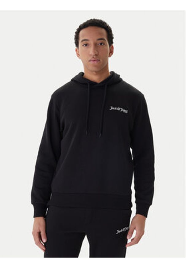 Jack & Jones Dres Yuki 12288292 Czarny Relaxed Fit. Kolor: czarny. Materiał: bawełna, syntetyk