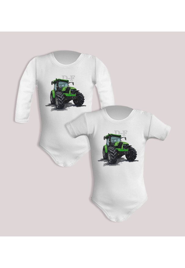 nikiniki - Deutz-Fahr — body (Rozmiar: 6M; Długość rękawa: długi; Rodzaj nadruku: Deutz-Fahr). Materiał: bawełna. Wzór: nadruk