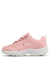 Fila Sneakersy Strada Wmn 1010560.40063 Różowy. Kolor: różowy. Materiał: skóra