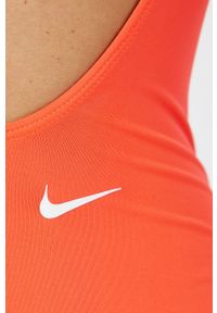 Nike Strój kąpielowy kolor czerwony miękka miseczka. Kolor: czerwony. Wzór: nadruk