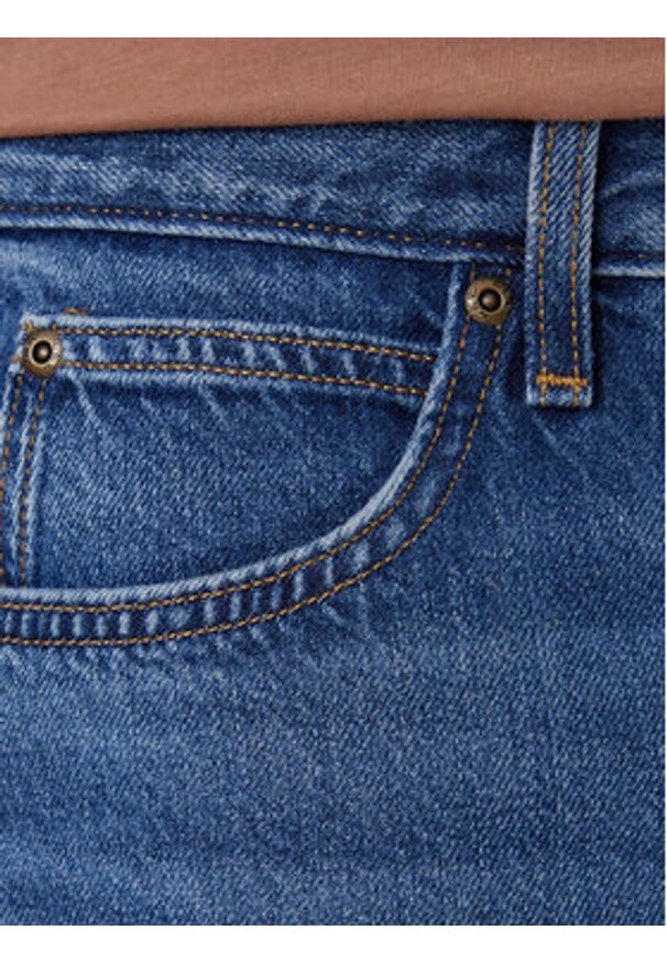 Lee Jeansy West 112364167 Niebieski Straight Fit. Kolor: niebieski