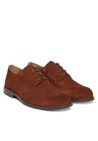 Calvin Klein Półbuty Ess Rubber Derby Su HM0HM01928 Brązowy. Kolor: brązowy. Materiał: zamsz, skóra #5