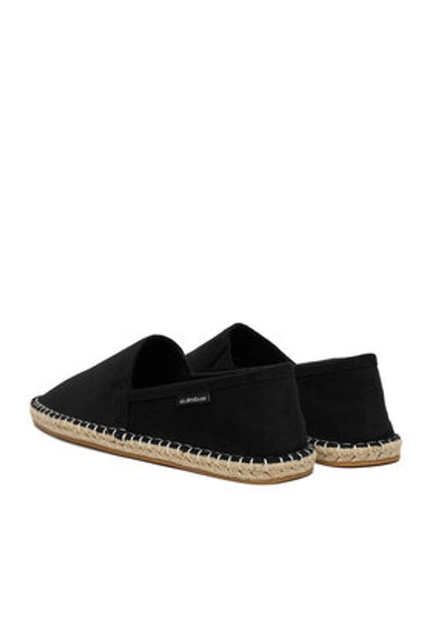 Quiksilver Espadryle EOHP-BARREL-01 Czarny. Kolor: czarny. Materiał: materiał