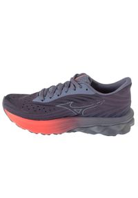 Mizuno - Buty do biegania damskie, Wave Skyrise 6. Kolor: niebieski. Model: Mizuno Wave. Sport: bieganie