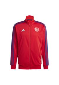 Adidas - Kurtka z dresu Arsenal DNA 2024/25. Kolor: czerwony. Materiał: dresówka. Sport: piłka nożna #1