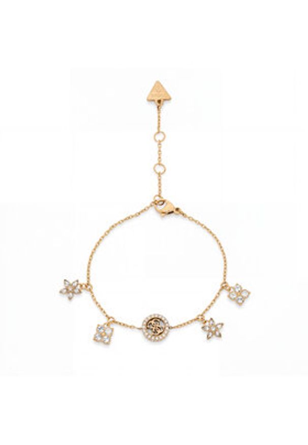Guess Bransoletka JUBB06 033JW Złoty. Materiał: metalowe. Kolor: złoty