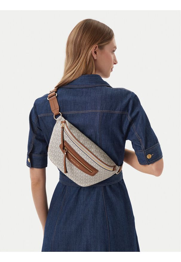 MICHAEL Michael Kors Torebka Jet Set 30S6GTVM8B Écru. Kolor: kremowy. Materiał: skóra