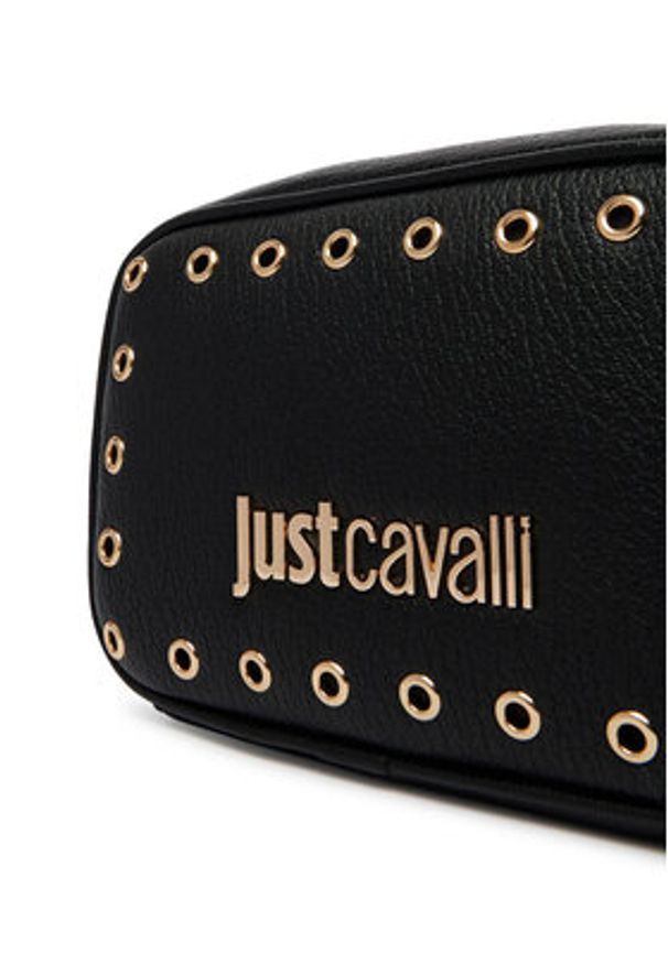 Just Cavalli Torebka 80RA4BU3 ZSB81 Czarny. Kolor: czarny. Materiał: skórzane