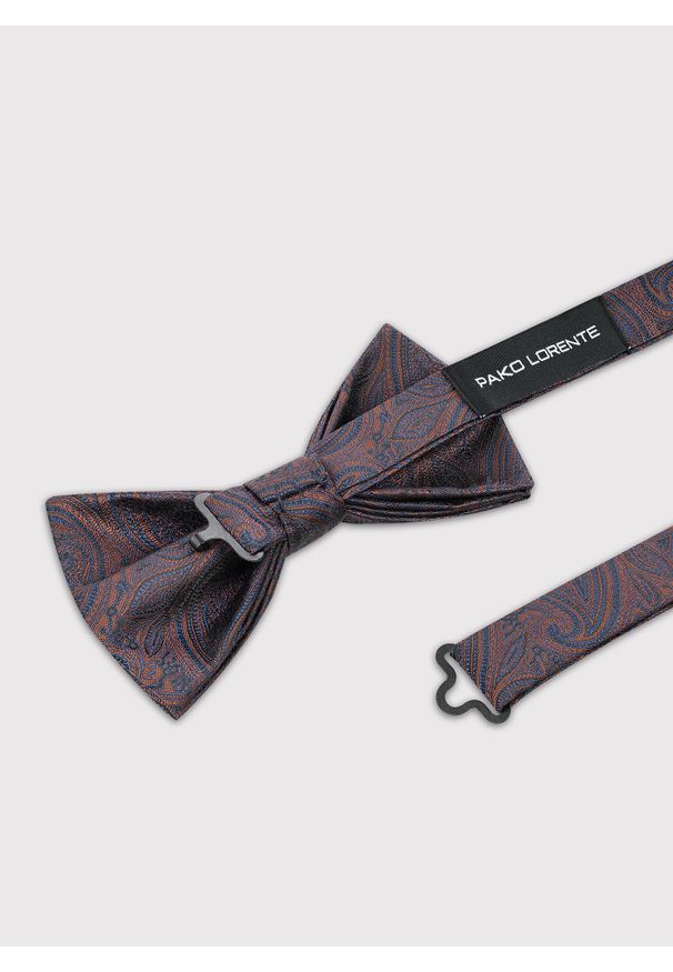 Pako Lorente - PAKO LORENTE - Żakardowa mucha męska. Okazja: na wesele, na ślub cywilny, na imprezę. Materiał: żakard. Styl: elegancki
