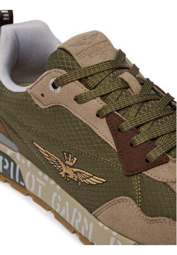 Aeronautica Militare Sneakersy 261SC0276UCT04327 Zielony. Kolor: zielony. Materiał: materiał