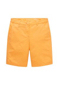 Tom Tailor Szorty materiałowe 1035499 Pomarańczowy Regular Fit. Kolor: pomarańczowy. Materiał: bawełna #7