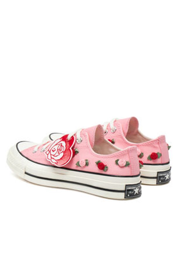 Converse Trampki Chuck 70 Roses A13649C Różowy. Kolor: różowy. Materiał: materiał