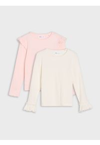 Sinsay - Koszulki z długimi rękawami 2 pack - wielobarwny. Długość rękawa: długi rękaw. Długość: długie #1