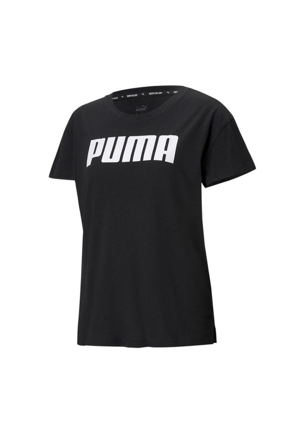 Puma - Damska Koszulka Z Logo Rtg. Kolor: czarny