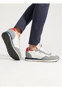Pepe Jeans Sneakersy Natch Basic M PMS40010 Biały. Kolor: biały. Materiał: materiał #3