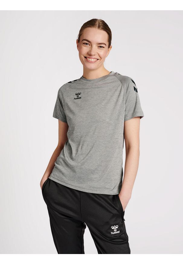 Koszulka damska Hummel Core Poly. Kolor: szary. Sport: fitness