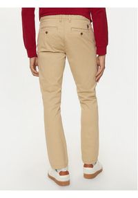 U.S. Polo Assn. Chinosy MUP3346 Beżowy Slim Fit. Kolor: beżowy. Materiał: bawełna
