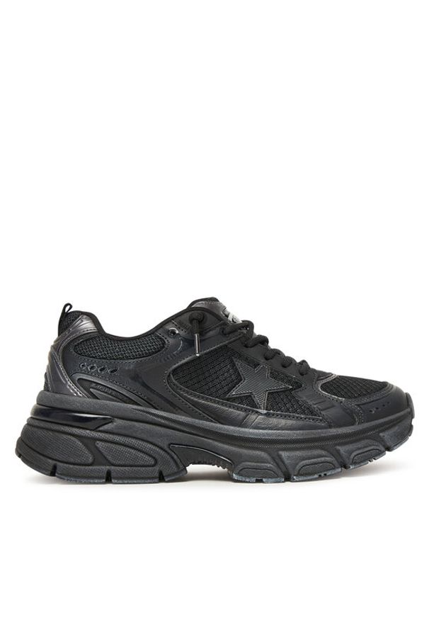 GOLDEN GOOSE - Golden Goose Sneakersy Lightstar GWF00724.F00647390.90100 Czarny. Kolor: czarny. Materiał: skóra