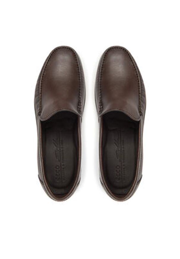 ecco - ECCO Mokasyny S Lite 54051401482 Brązowy. Kolor: brązowy. Materiał: skóra