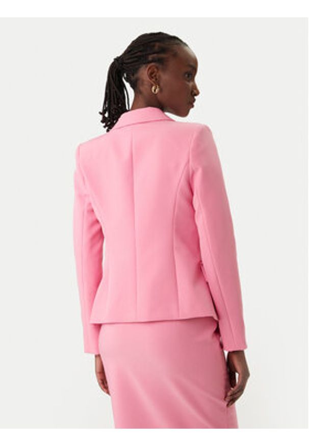 Rinascimento Marynarka CFC0128643003 Różowy Regular Fit. Kolor: różowy. Materiał: syntetyk