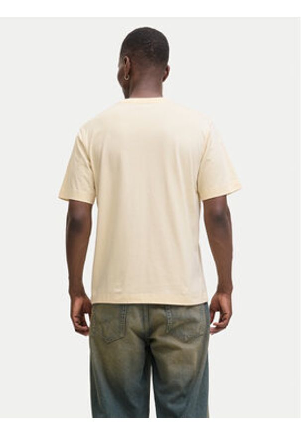 Jack & Jones T-Shirt Norrebro 12282892 Écru Relaxed Fit. Materiał: bawełna