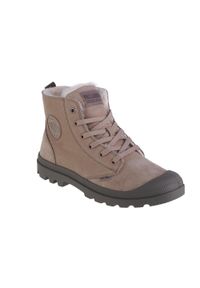 Buty sportowe Sneakersy unisex, Palladium Pampa Hi Zip WL. Kolor: beżowy. Materiał: nubuk. Sport: turystyka piesza