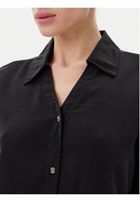 Vero Moda Koszula Fleur 10326059 Czarny Regular Fit. Kolor: czarny. Materiał: lyocell