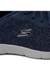 skechers - Skechers Sneakersy Lavish Wish 104272/NVY Granatowy. Kolor: niebieski. Materiał: materiał #3