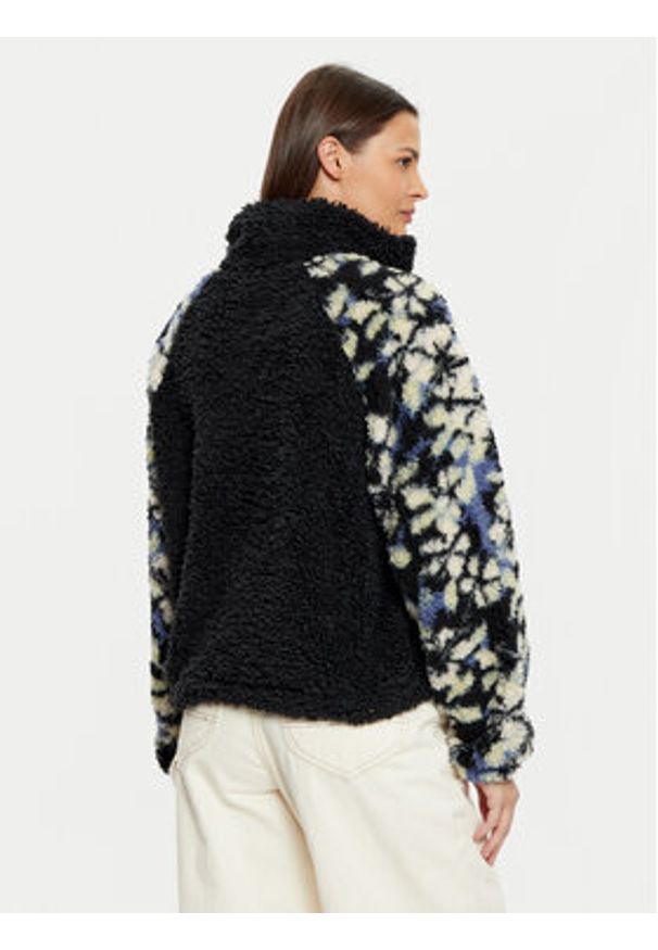 Roxy Polar Waves Of Warmth ERJPF03186 Czarny Loose Fit. Kolor: czarny. Materiał: syntetyk