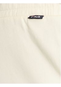 Fila Spodnie dresowe Unisex Bovrup FAU0146 Écru Regular Fit. Materiał: bawełna