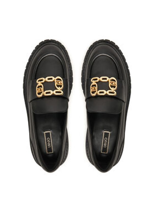 Liu Jo Loafersy Rumi 34 SF5057 P0102 Czarny. Kolor: czarny. Materiał: skóra