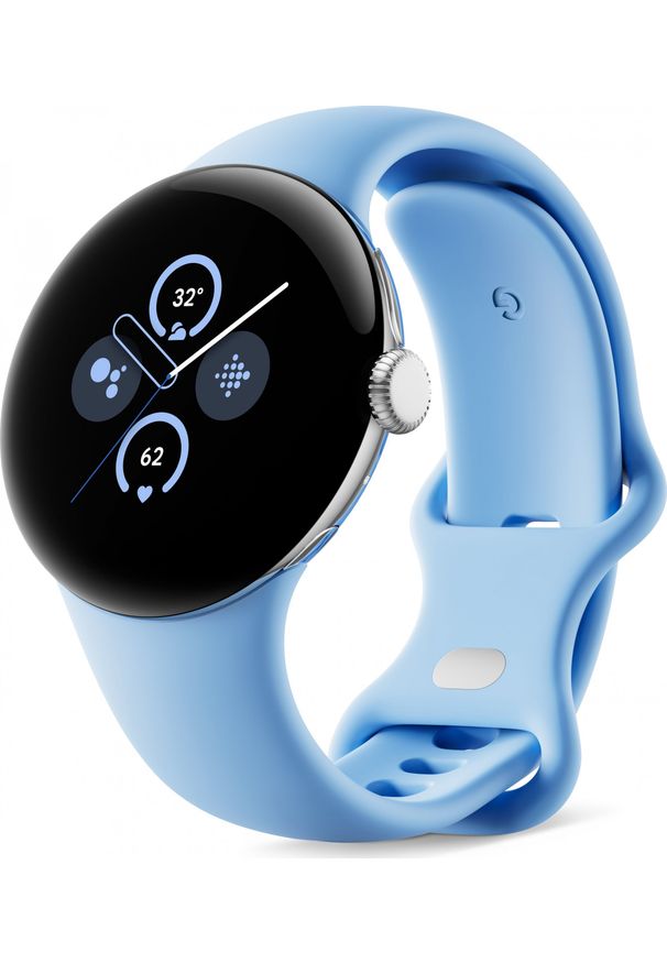 GOOGLE - Smartwatch Pixel Watch 2 Niebieski (GA05032-DE). Rodzaj zegarka: smartwatch. Kolor: niebieski