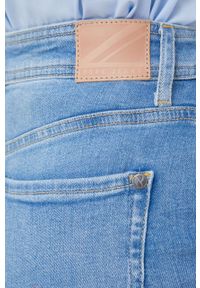 Pepe Jeans jeansy damskie high waist. Stan: podwyższony. Kolor: niebieski #3