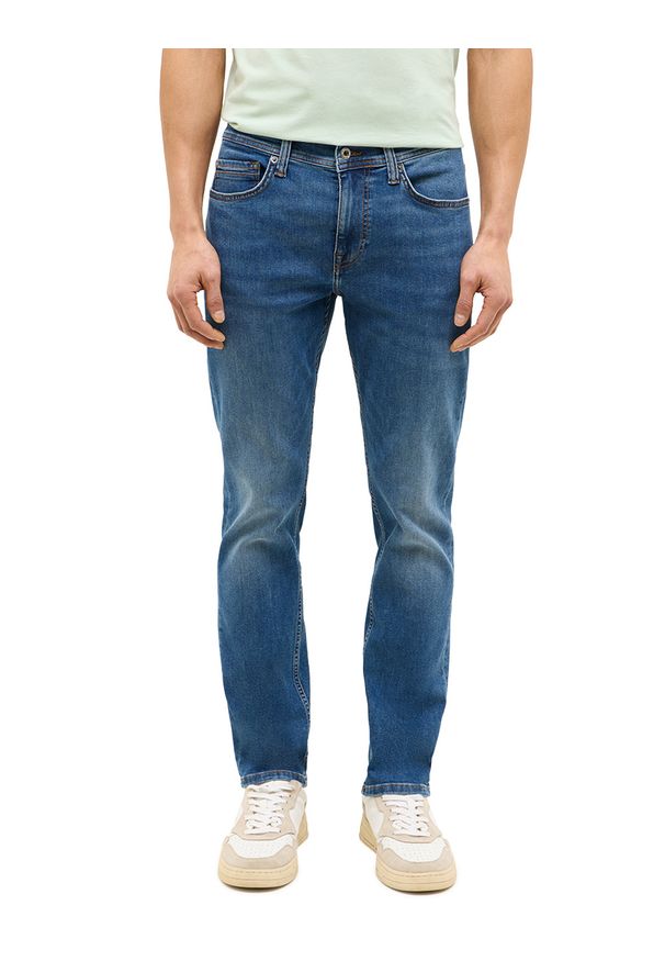 Męskie Spodnie jeansowe Mustang Style Vegas Slim Denim Blue 1016424 5000 583
