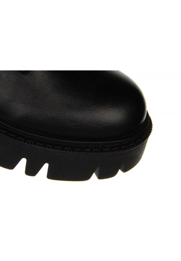 Trzewiki Bayla-161 054 2775 03 Black 161376, Czarny, Skóra naturalna. Zapięcie: pasek. Kolor: czarny. Materiał: skóra. Szerokość cholewki: normalna. Sezon: jesień, zima. Obcas: na obcasie. Wysokość obcasa: średni