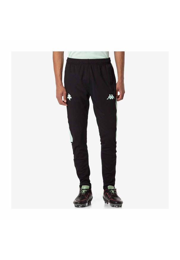 Kappa - Spodnie treningowe Metz Abunszip Pro 8 2024/25. Kolor: czarny. Sport: piłka nożna